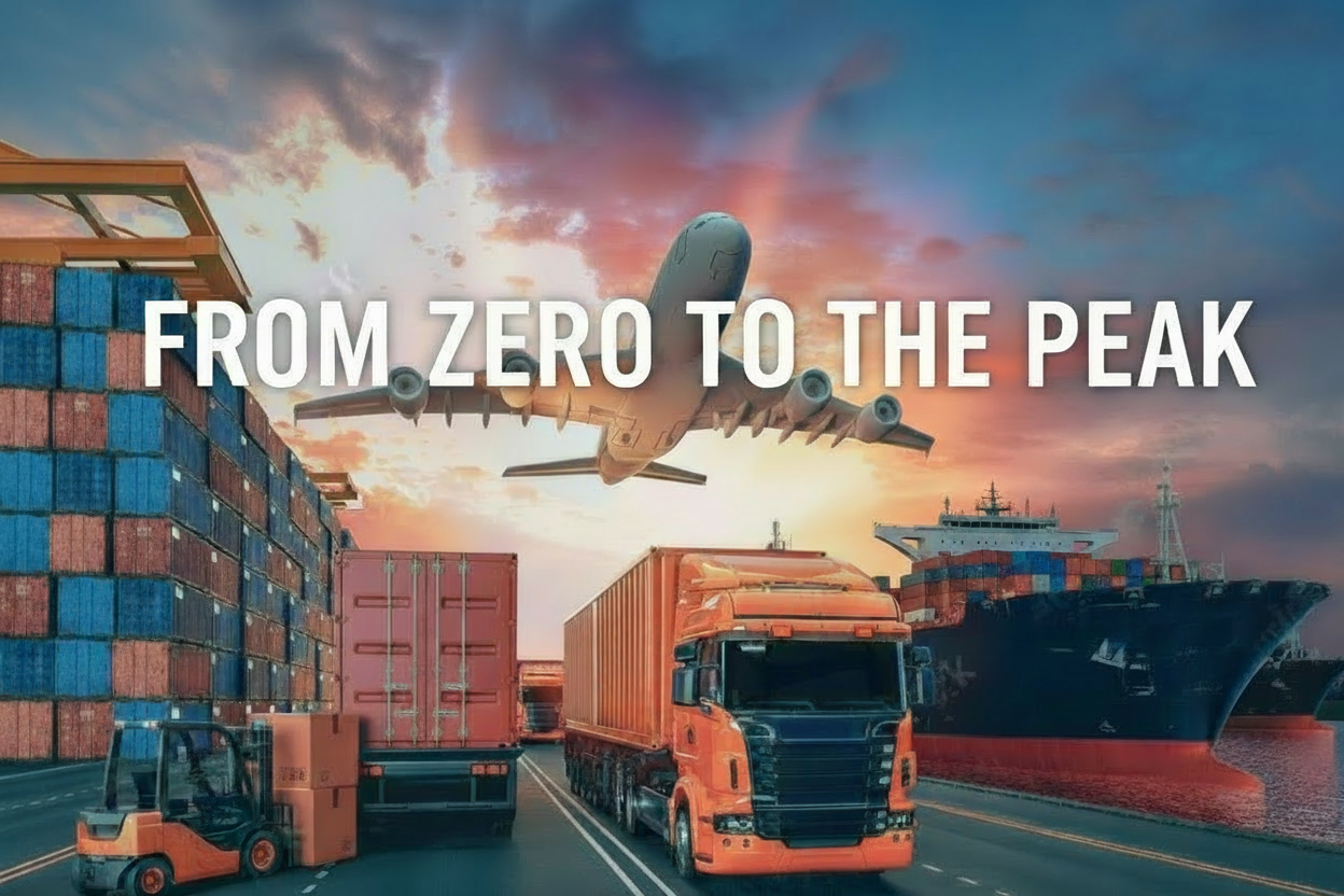 "From zero to the peak, global logistics and cargo plane delivering authorized brands and private label products in California.